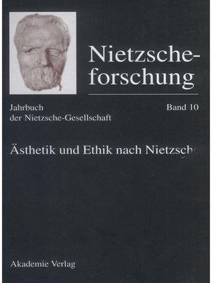 cover image of Ästhetik und Ethik nach Nietzsche